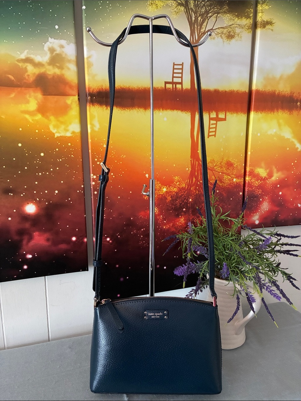Kate Spade Navy Leather Crossbody